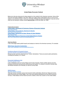United States Economic Outlook - Leddy Library