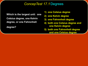 ConcepTest 17.1 Degrees