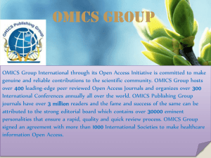 shazia jamshed - OMICS International