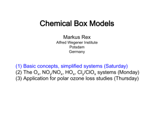 Chemical equations and kinetics