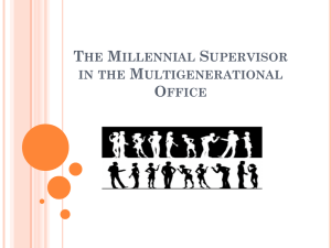 The Millennial Supervisor in the Multigenerational Office