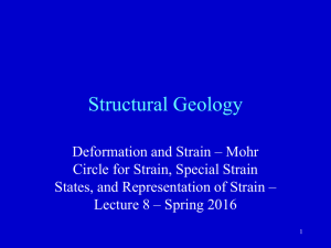 Deformation and Strain 2