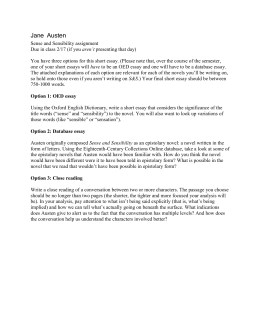 Essay Writing Examples English Sense And Sensibility Short Essay Options Best English Essay Topics also My English Class Essay Sense And Sensibility Rhetorical Modes Essay Assignment Studying Writing A Service Business Plan