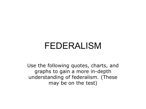 Federalism Graphs