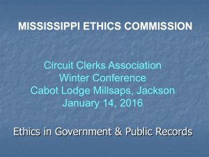 Circuit Clerks Association, Winter Conference