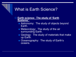 What is Earth Science?
