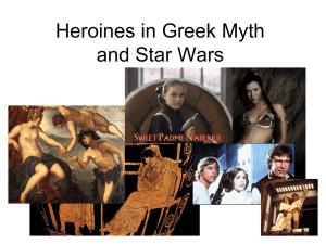Heroines in Greek Myth and Star Wars