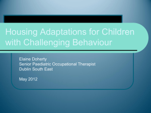Housing Adaptations for Children with Special Needs