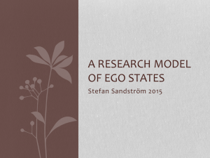 A research model of ego states