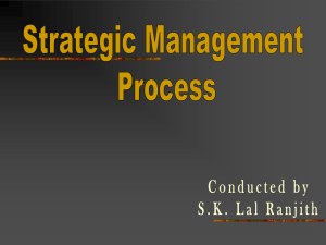 Strategic Management Process [ PPT – 313 KB ]