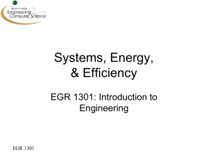 Systems and Efficiency