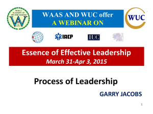 Essence of Effective Leadership