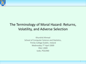 Moral_Hazard - School of Computer Science and Statistics (SCSS)