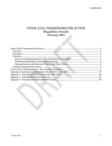 Vision 2016: Framework for Action