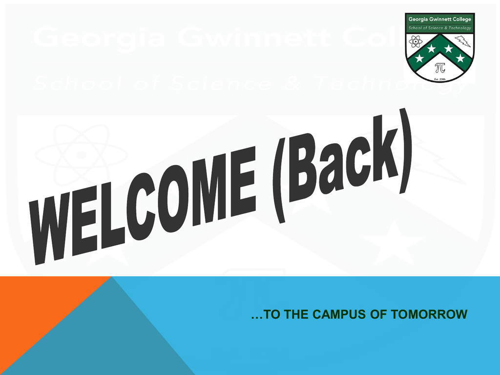 1st Day Orientation Slides Fa13
