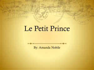 Le Petit Prince - Antoine de St. Exupéry