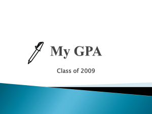My GPA - Teacher Pages