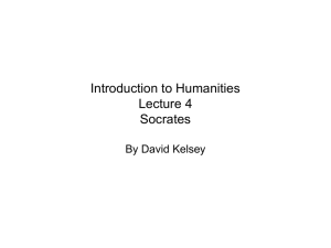 What Socrates knows - David Kelsey's Philosophy Home Page