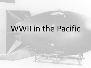 WWII in the Pacific