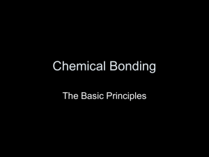 Chemical Bonding