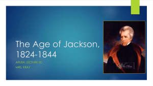 The Age of Jackson