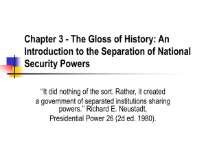Chapter 3 - The Gloss of History: An Introduction to the Separation of