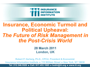 Turmoil-032811 - Insurance Information Institute