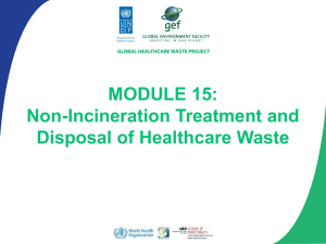 Module 2: The Healthcare Waste Management System
