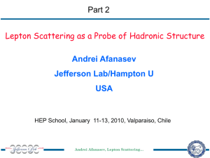 Andrei Afanasev Jefferson Lab/Hampton U USA