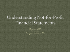 Understanding Not-for-Profit Financial Statements - tma
