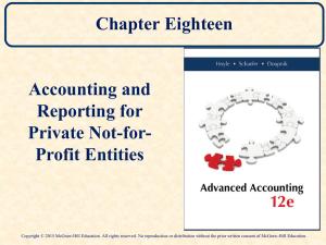 Financial Statements of Not-for-Profit Organizations