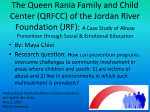 The Queen Rania Family and Child Center