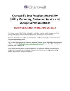 Chartwell's Best Practices Awards for Utility Marketing, Customer