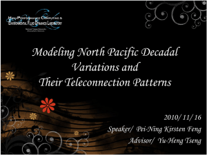 Modeling North Pacific Decadal Variations and Their