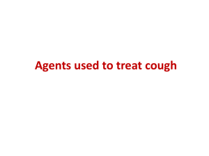 4.5. Cough treatment