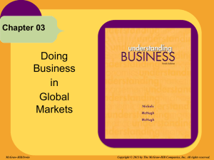 Chapter 3a_Doing Business in Global Market