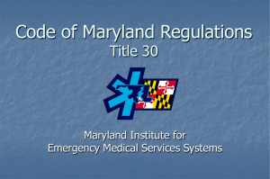 Maryland Title 30