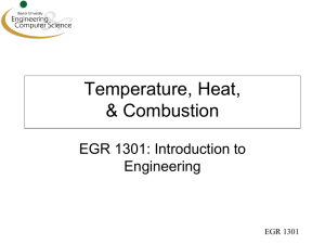 ENGR 1310 Lecture 18 - Temperature and Heat