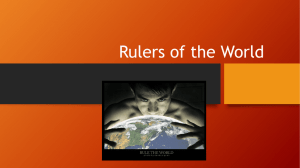 Rulers of the World