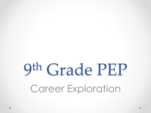 9th Grade PEP - Denver Public Schools Counseling