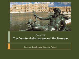 Chapter 10 The Counter-Reformation and the Baroque