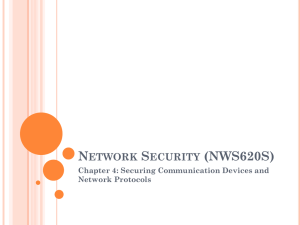 Chapter 4 -Securing Network Devices