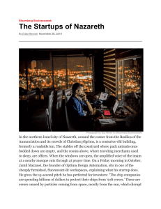 The Startups of Nazareth