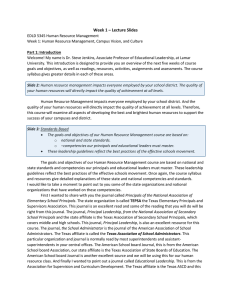 Week 1 – Lecture Slides Notes