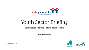 youth sector consultation