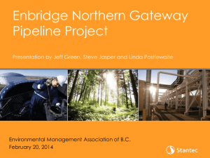 Jeff Green – Stantec & Enbridge – Northern Gateway