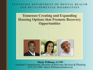 Tennessee Creating and Expanding Housing Options that Promote