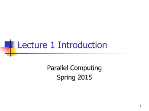 Lecture 1: Overview - Computer Science @ The College of Staten