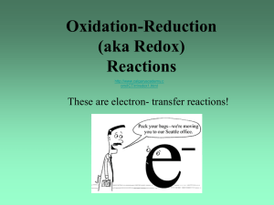 Redox powerpoint