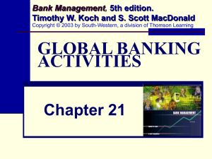 Global Banking Activities